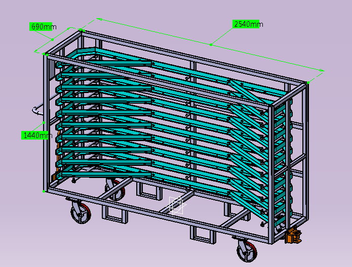 防護網支架器具